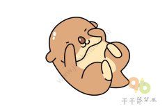 教你画海獭简笔画