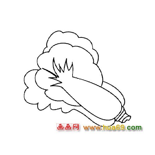 蔬菜简笔画│白菜4