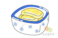 糍粑简笔画图片