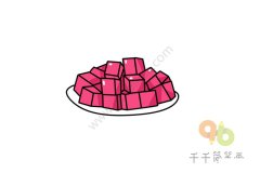 糕点简笔画怎么画