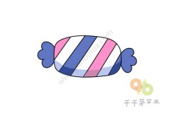 糖果简笔画 小朋友的最爱