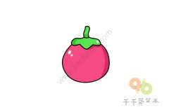 紫果简笔画步骤图