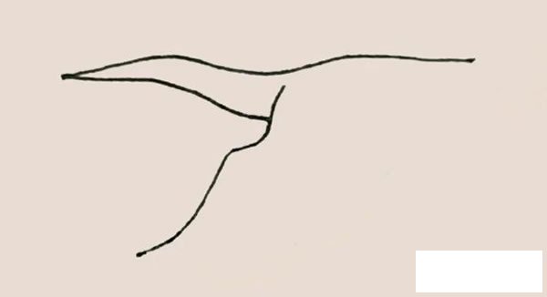 鹤简笔画的画法步骤图