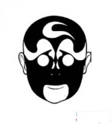 儿童川剧脸谱简笔画图片