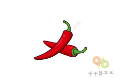 红尖椒简笔画