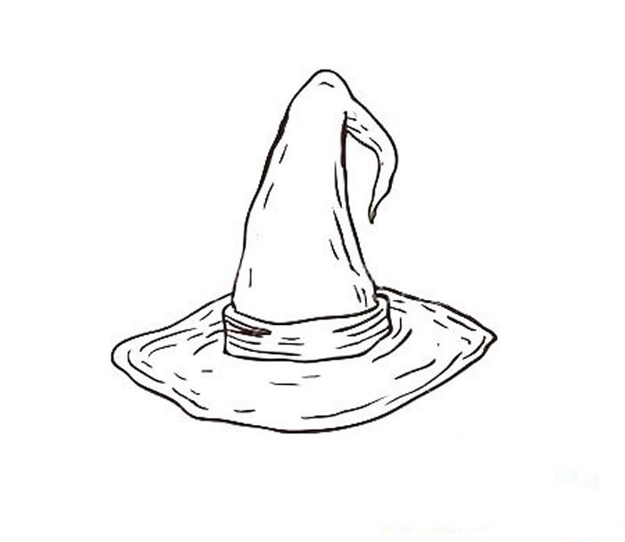 巫女帽简笔画