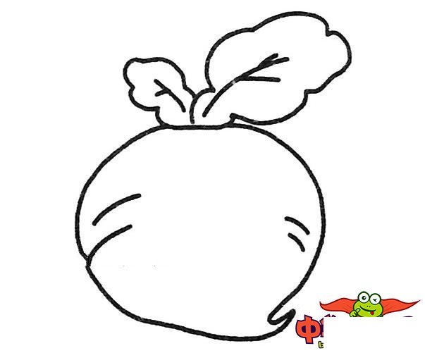 萝卜简笔画图片大全，萝卜怎么画简笔画