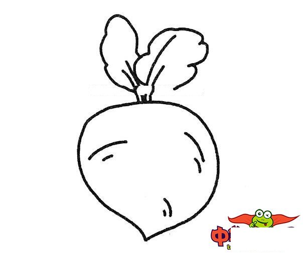 萝卜简笔画图片大全，萝卜怎么画简笔画