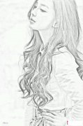 Angelababy杨颖简笔画