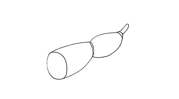 莲藕简笔画