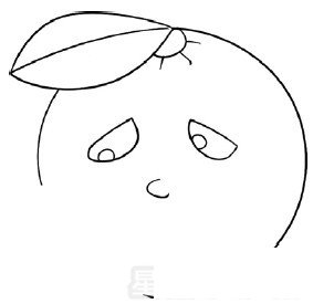 橙子简笔画