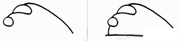 高铁简笔画