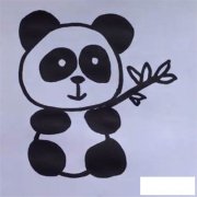 七步画出熊猫简笔画步骤图解