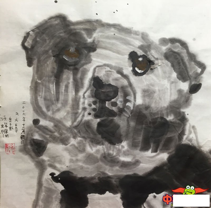 儿童画画大全简单漂亮，小狗儿童画图片大全