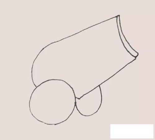 大炮简笔画