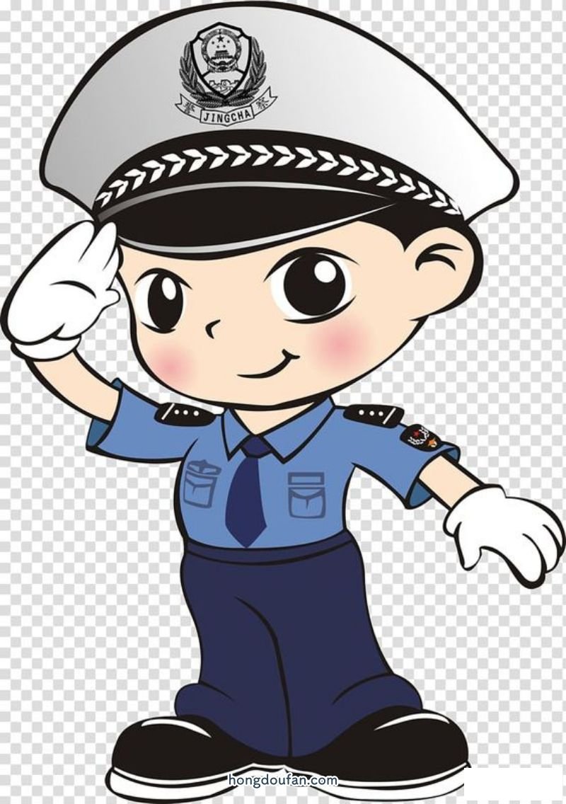 我的梦想是当一名警察！警察叔叔简笔画大全 简笔画 第1张