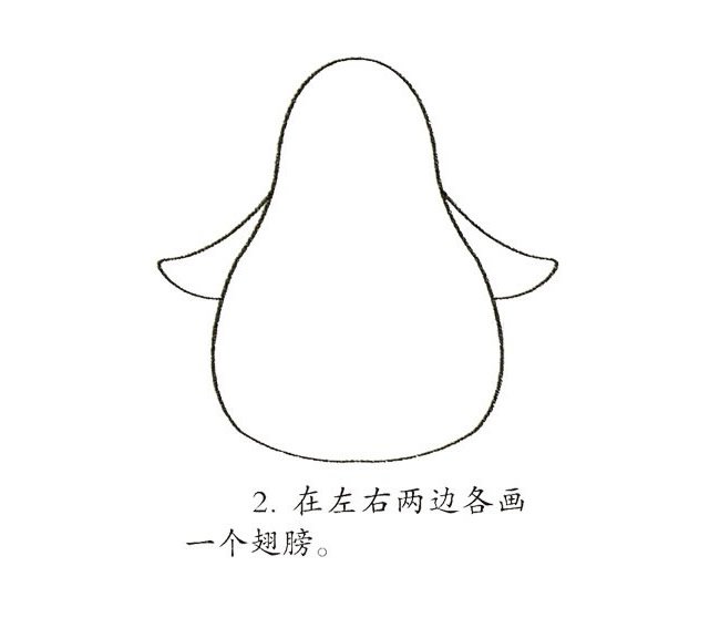 企鹅简笔画图片