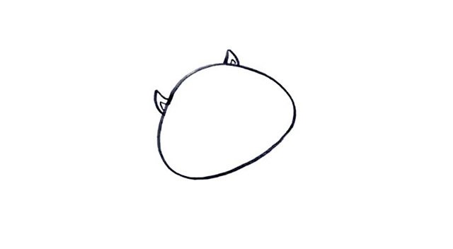 万圣节蝙蝠简笔画