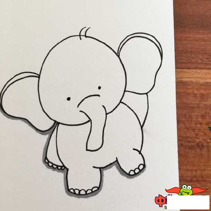 小动物简笔画大全可爱，最简单的小动物简笔画大全