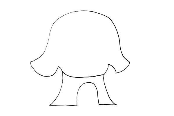 蘑菇房简笔画