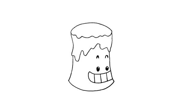 卡通蜡烛简笔画