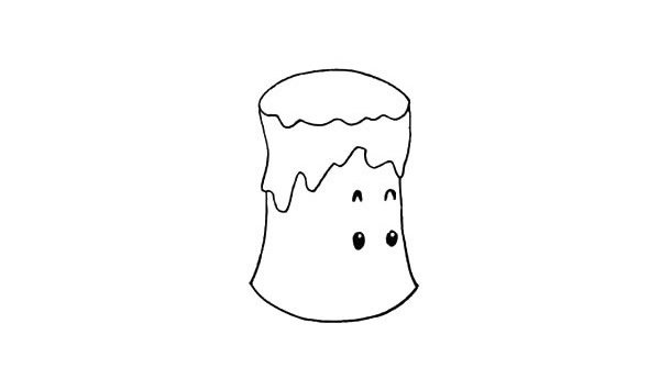 卡通蜡烛简笔画