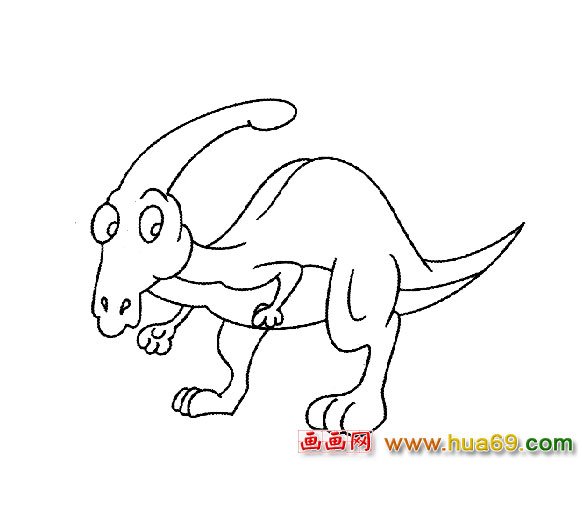 动物简笔画│恐龙4