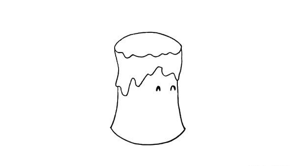 卡通蜡烛简笔画