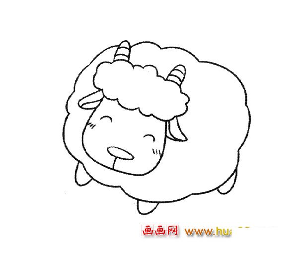 简笔画：可爱的藏羚羊