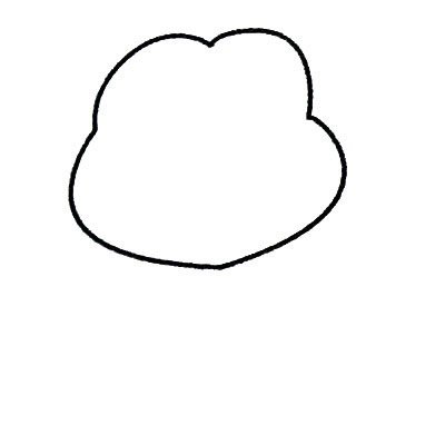 青蛙幼儿简笔画