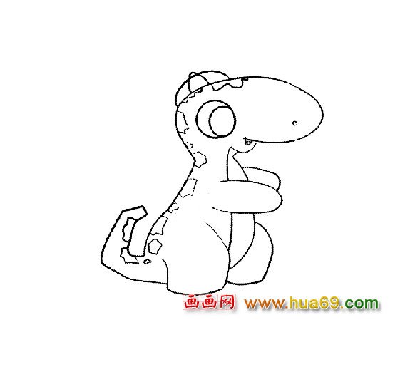 恐龙宝宝【简笔画】1