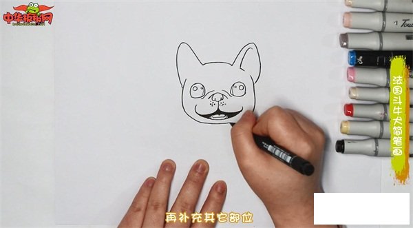 法国斗牛犬简笔画
