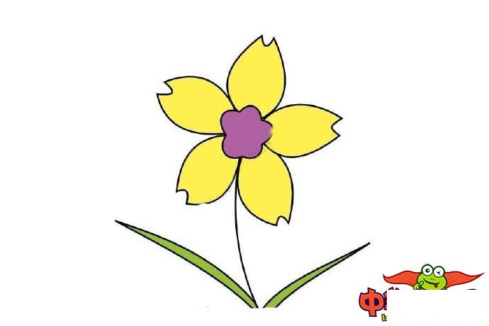 花草简笔画大全带颜色，花草树木简笔画彩色的