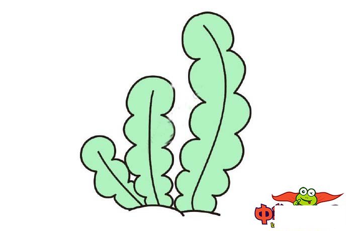 花草简笔画大全带颜色，花草树木简笔画彩色的