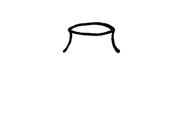 红色女帽子简笔画