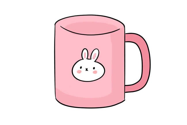 可爱的杯子简笔画