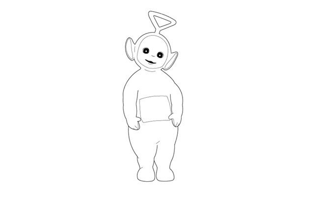 天线宝宝动漫人物简笔画步骤图片大全