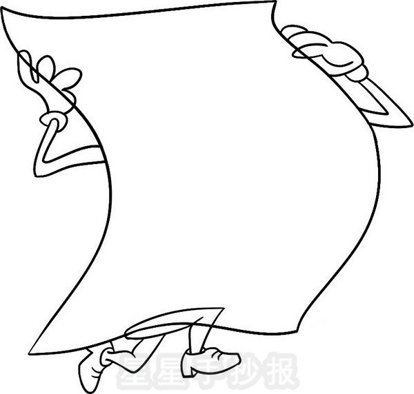 纸张简笔画
