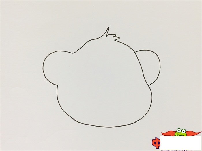 豹子怎么画简笔画步骤