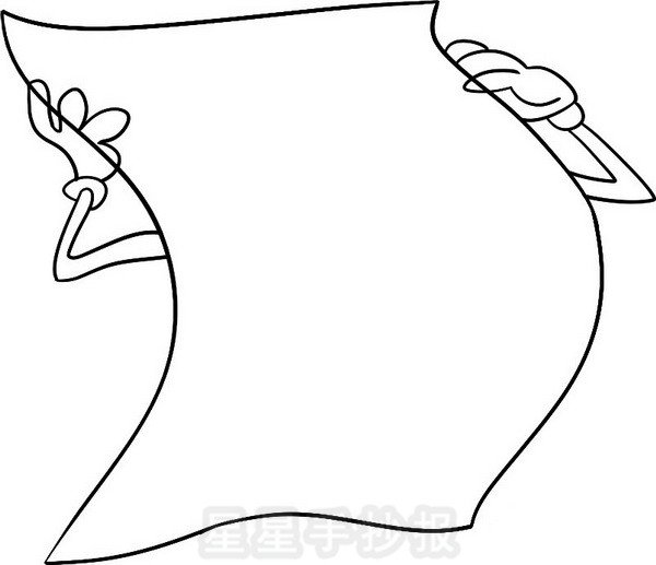 纸张简笔画