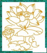 夏日荷花图简笔画画法_怎么画夏日荷花图