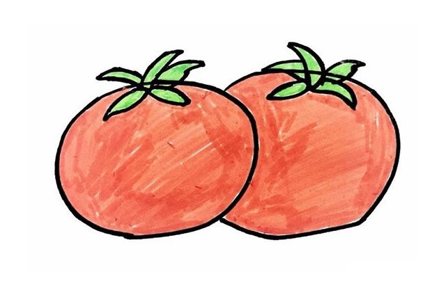 西红柿简笔画