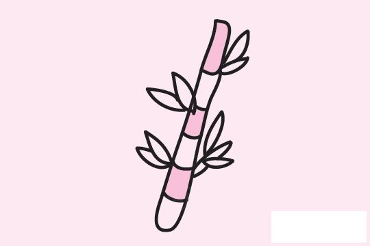 竹子简笔画图片