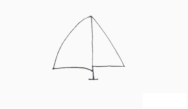 用数字1画帆船简笔画步骤图解
