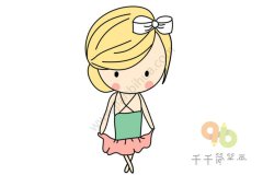 简单的女生简笔画画法 包你学会吆