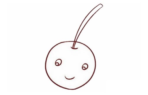 樱桃简笔画图片