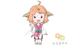 狐妖小红娘涂山苏苏简笔画