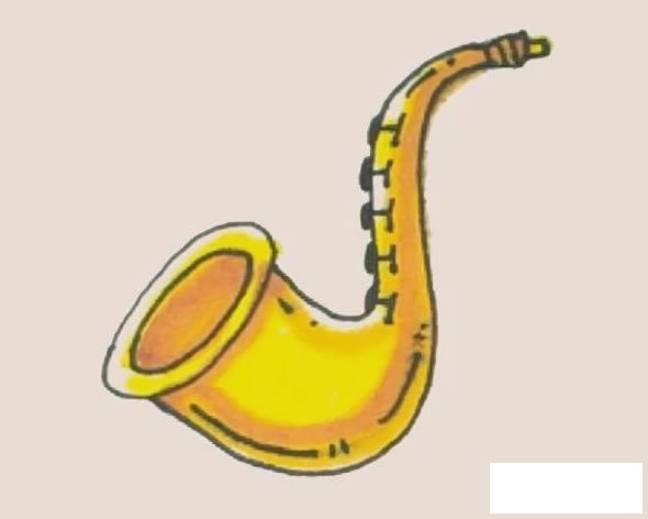 萨克斯简笔画