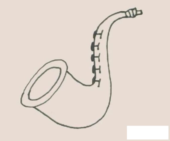 萨克斯简笔画