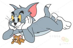 猫和老鼠 汤姆和杰瑞简笔画 亲子画
